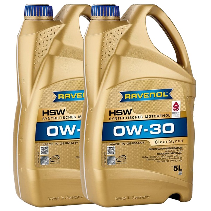 Pachet 10 litri ulei Ravenol HSW 0W30