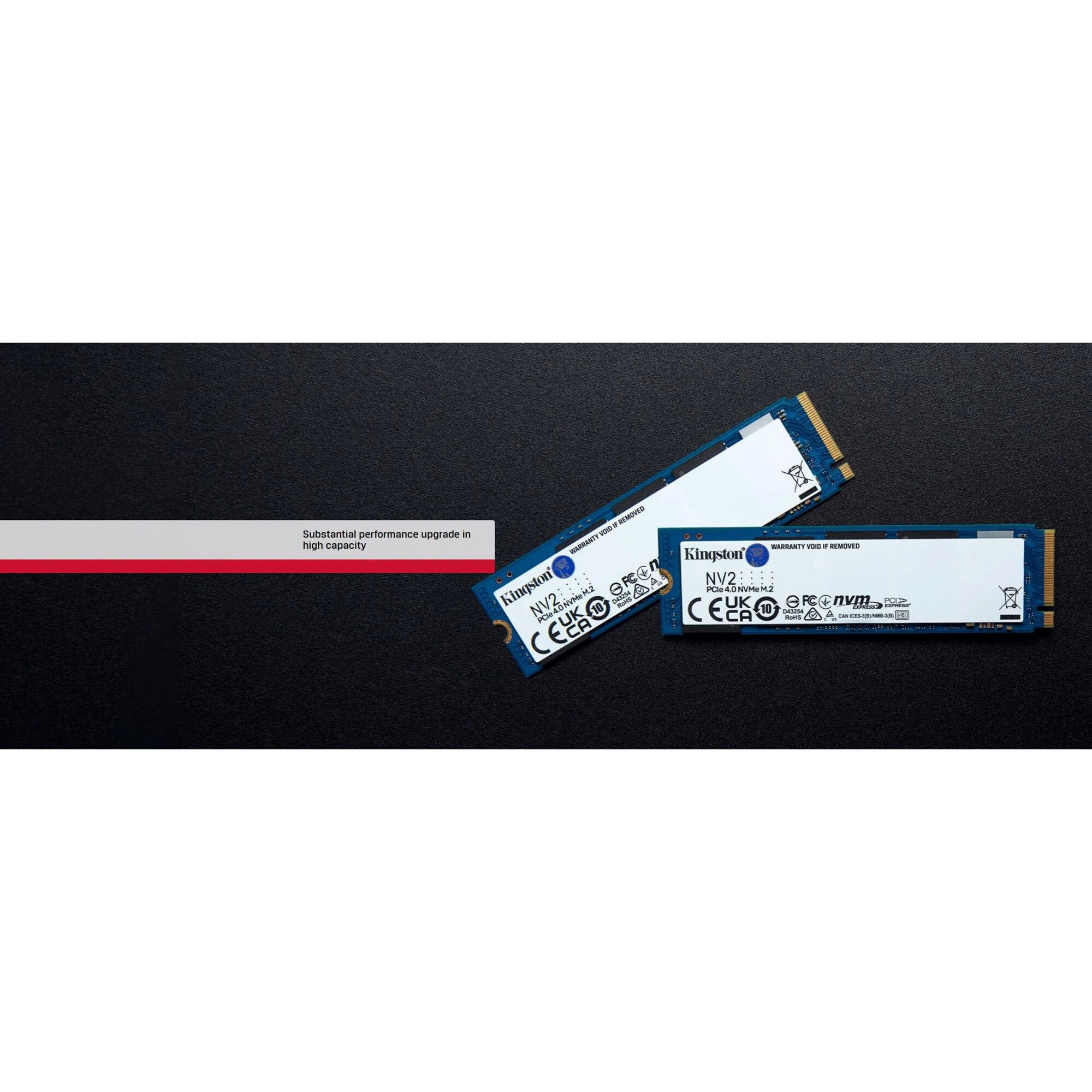 Unitate SSD Kingston 1TB M.2 NVMe PCIe 4.0 × 4 Seria NV2 Viteza de