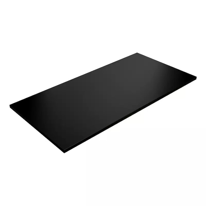 Ламиниран плот KOLM, 138x68x2.5 см, черен, за бюро или маса
