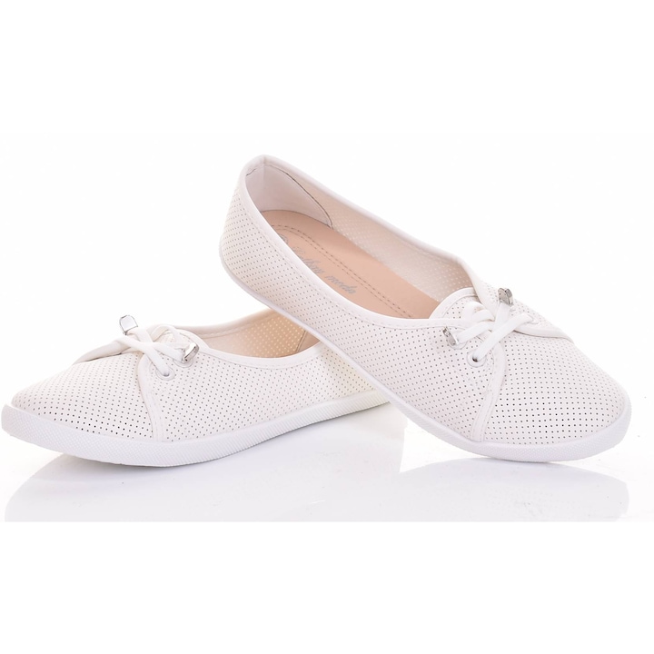 Балеринки Martinus slip-on, екокожа, кремави