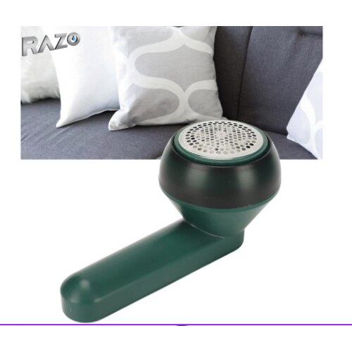 Aparat electric de curatat scame Razo, potrivit pentru haine/lenjerie de pat, Aspirare puternica, cu Acumulator de 1200mAh, cablu USB si periuta de curatare