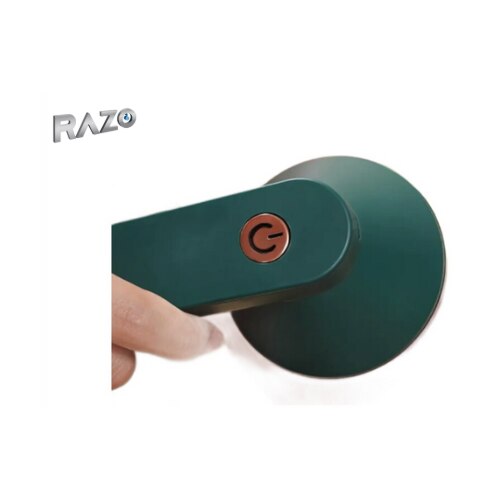 Aparat electric de curatat scame Razo, potrivit pentru haine/lenjerie de pat, Aspirare puternica, cu Acumulator de 1200mAh, cablu USB si periuta de curatare