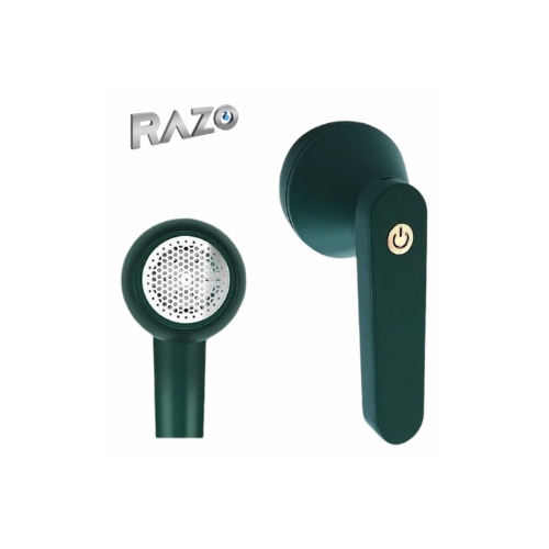 Aparat electric de curatat scame Razo, potrivit pentru haine/lenjerie de pat, Aspirare puternica, cu Acumulator de 1200mAh, cablu USB si periuta de curatare