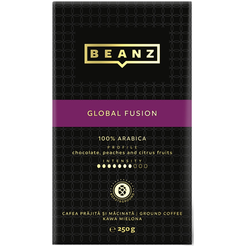 Cafea macinata, BeanZ Café Global Fusion, 250 g