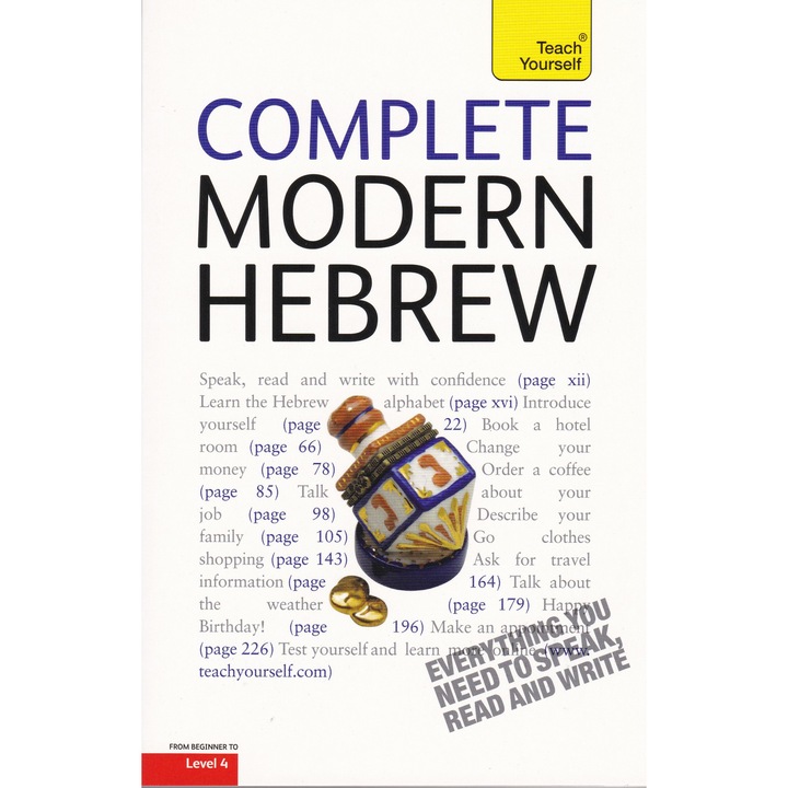 Pachet complet carte/CD ebraică modernă: Învață singur