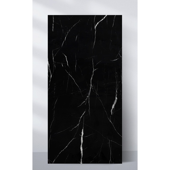 Panou PVC MarvaLux Presitge Noir, 122 x 60 cm, set 4 bucati, 2,93 mp