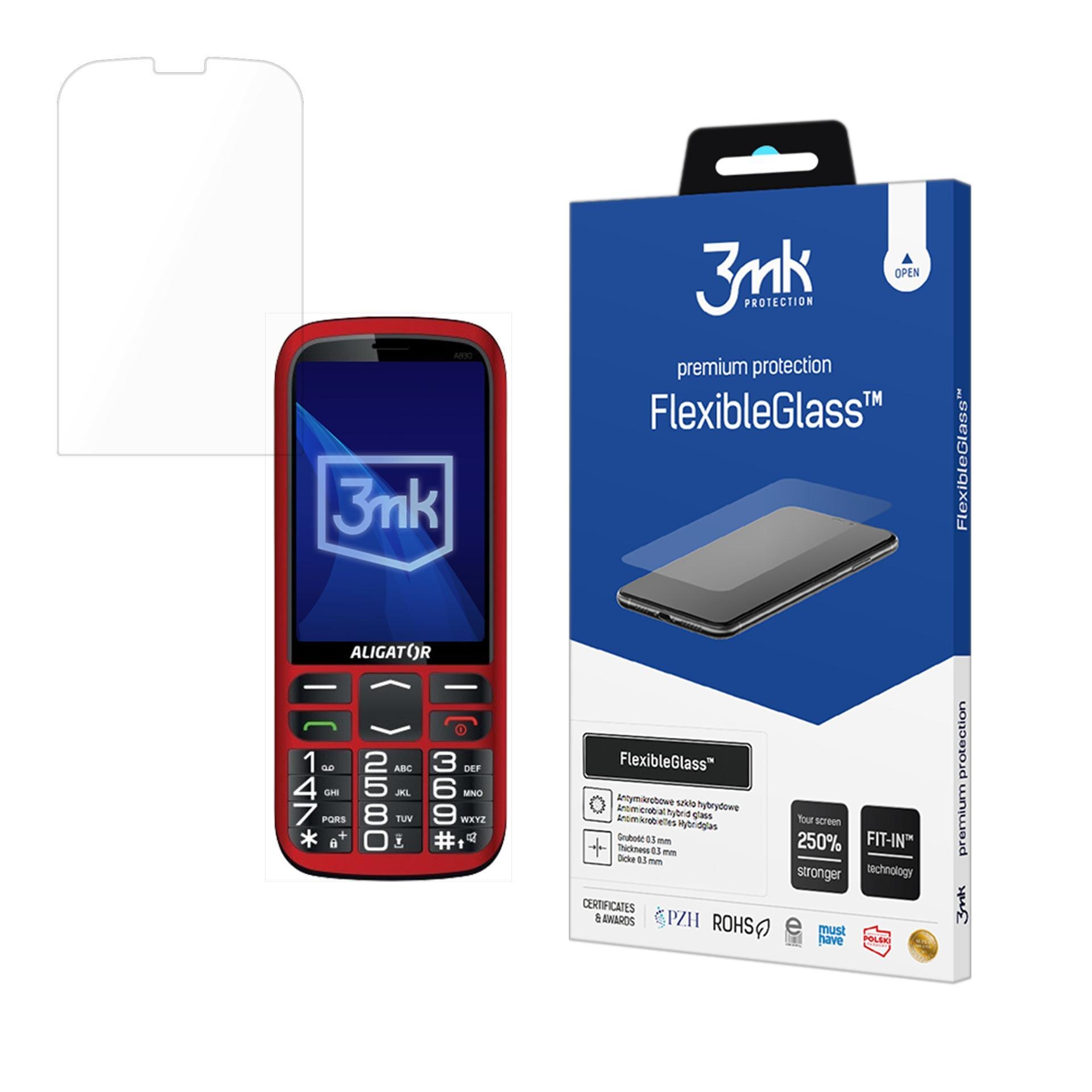 Folie protectie telefon, 3MK, pentru, Alligator A830 Senior, Flexibleglass