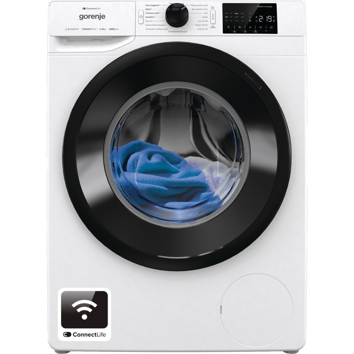 Masina de spalat rufe Gorenje WPNEI86ATS, 8 kg, 1600 rpm