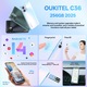 Oukitel C36 mobiltelefon, 24GB RAM+256GB ROM+1TB-ig bővíthető, 6,56 hüvelykes HD+ kijelző, Octa-Core processzor, Android 14, 5150mAh, 5MP+13MP kamera, 4G Dual SIM, arcfelismerés és ujjlenyomat, GPS, kék