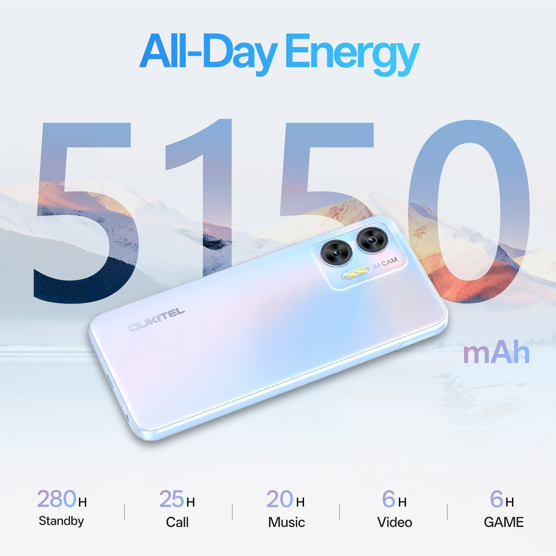 Telefon mobil OUKITEL C36, Dual SIM, Android 14, 24GB+256GB