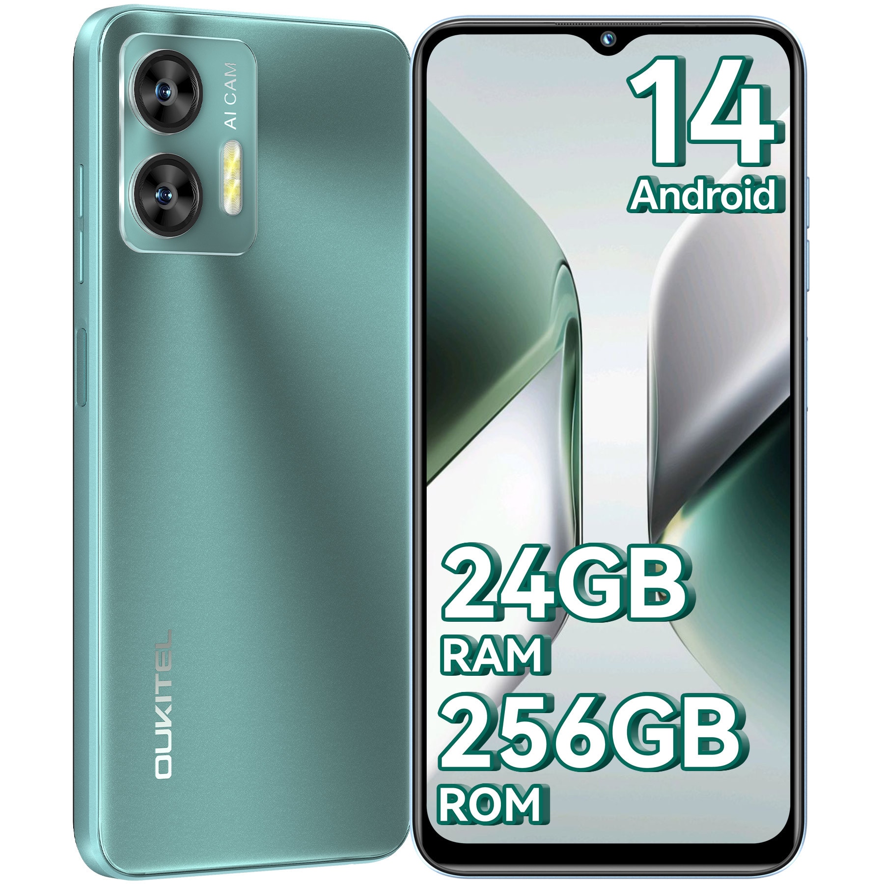 OUKITEL C36 スマートフォン 24GB+256GB/ 5150mAh Amazon | OUKITEL C36 SIMフリースマートフォン 本体 Android 14