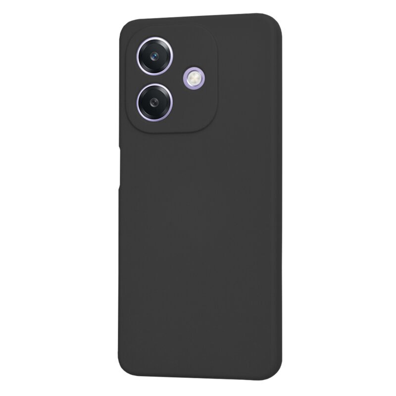 BestCase® Husa pentru OPPO A60 5G / A40 / A40M, Slim SIlicon 0.8MM, Protectie Camera, Rezistenta la uzura, Negru mat
