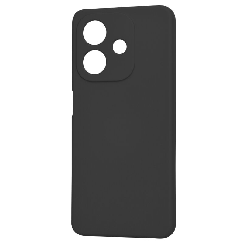 BestCase® Husa pentru OPPO A60 5G / A40 / A40M, Slim SIlicon 0.8MM, Protectie Camera, Rezistenta la uzura, Negru mat