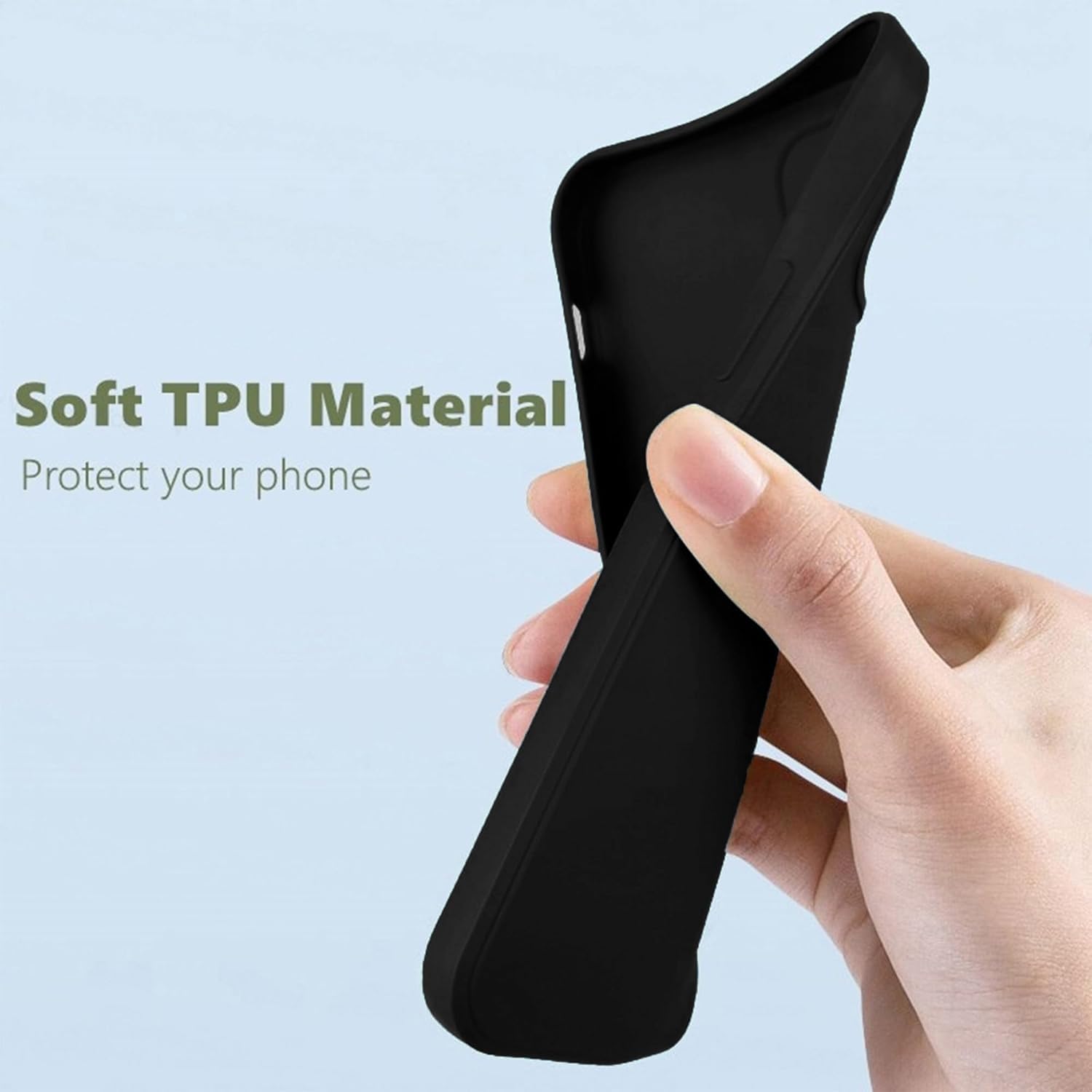 BestCase® Husa pentru Realme 14 Pro Plus 5G, Slim SIlicon 0.8MM, Protectie Camera, Rezistenta la uzura, Negru mat