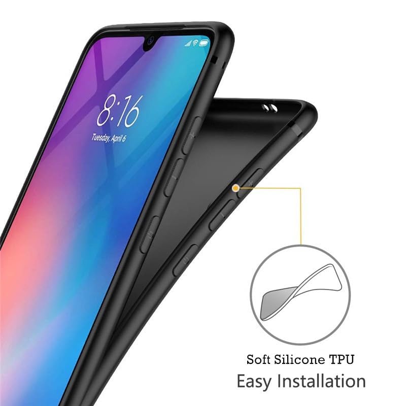 BestCase® Husa pentru Realme 14 Pro Plus 5G, Slim SIlicon 0.8MM, Protectie Camera, Rezistenta la uzura, Negru mat