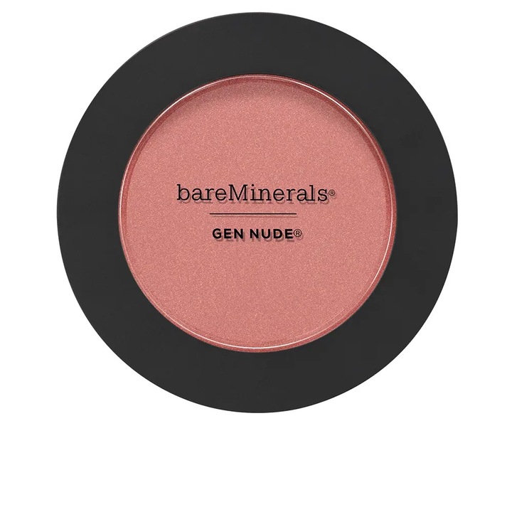 Fard de obraz compact cu finisaj natural si textura fina, Bare Minerals Gen Nude, pink me up, 6 g
