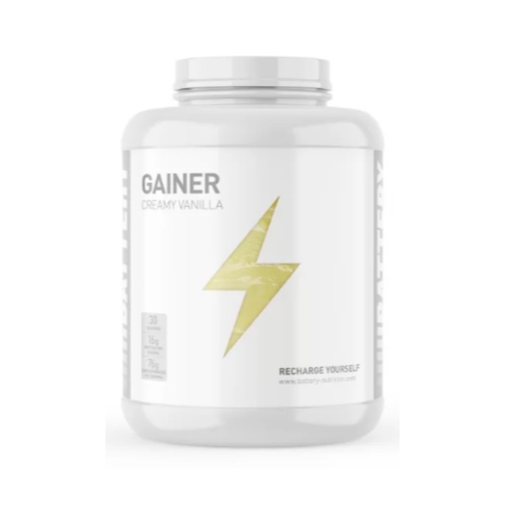 Supliment alimentar Battery Nutrition, Gainer - Gainer Vanilie 3.000kg