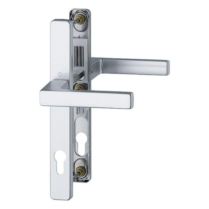 Maner usa termopan, Hoppe Austin, 92 x 30 mm, aluminiu, culoare argintiu F1