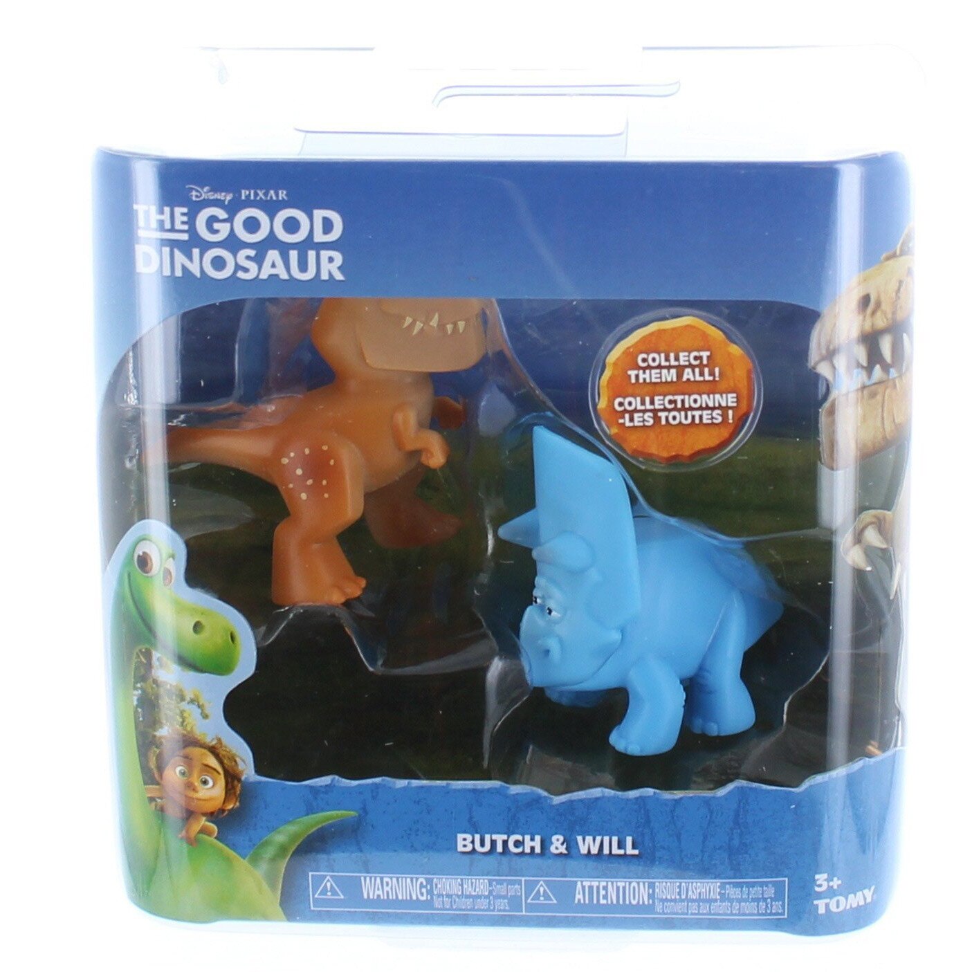 Set 2 figurine Disney Pixar - The Good Dinosaur - Butch & Will