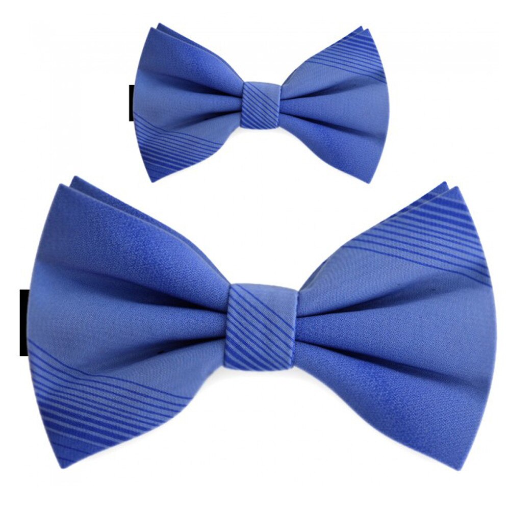 Papioane tata fiu, albastru, model dungi orizontale discrete