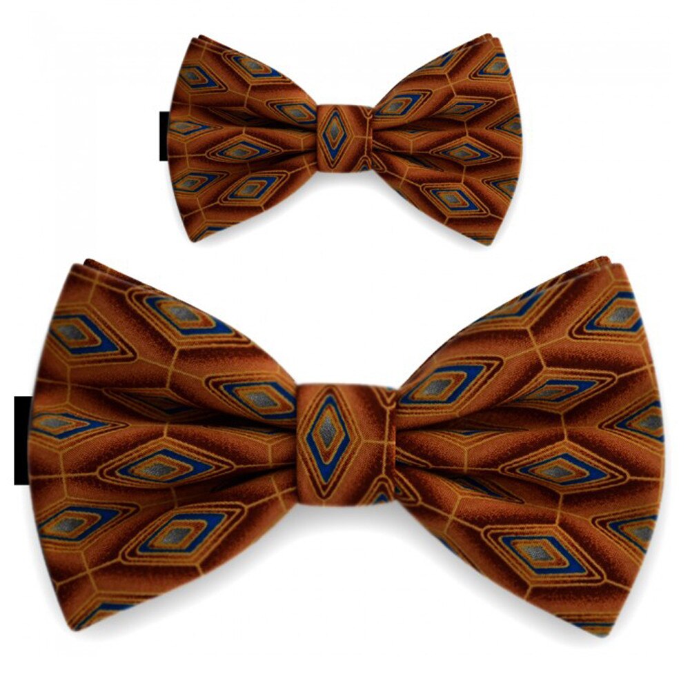 Papioane tata fiu, maro, model romburi