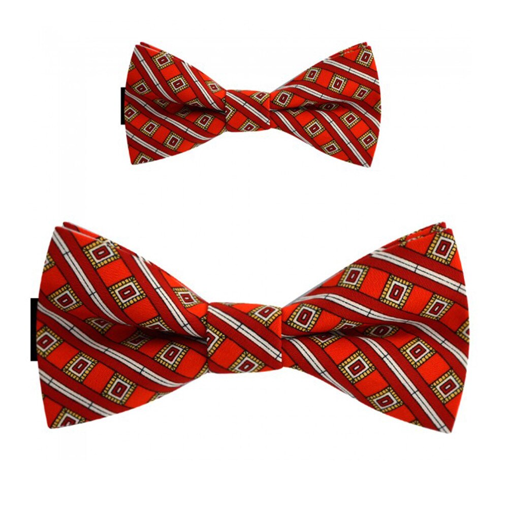 Papioane tata fiu, rosu, model mixuri imprimeuri