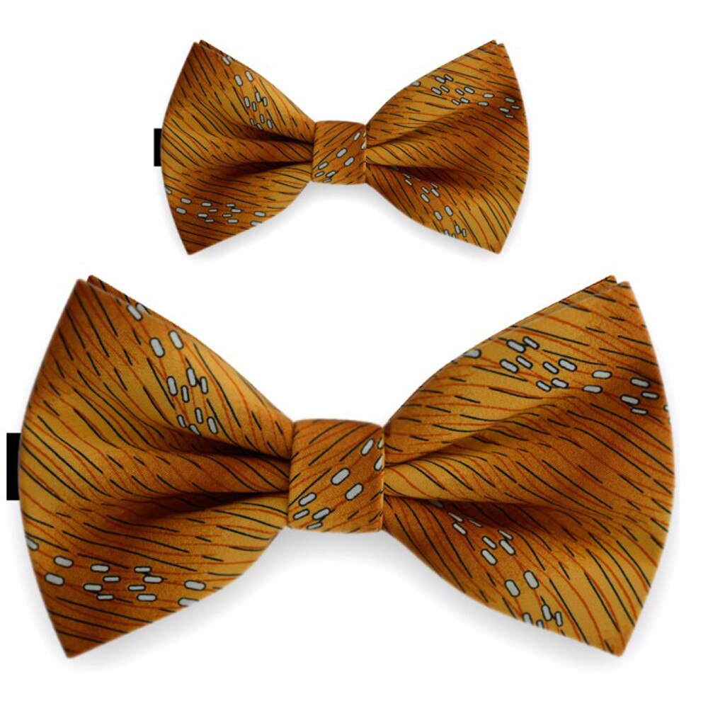 Papioane tata fiu, galben, model dungi fine