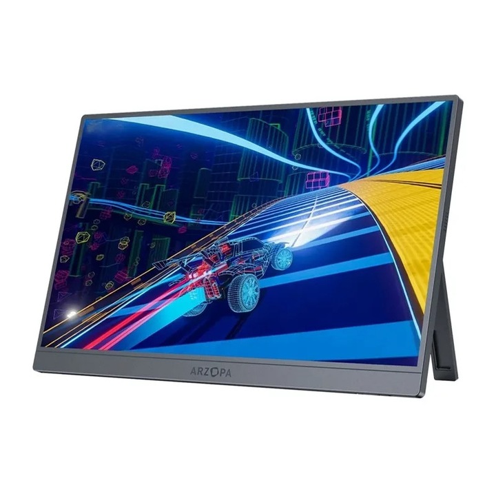 Arzopa Z1FC ezüstszürke 16 "1" -es hordozható monitor