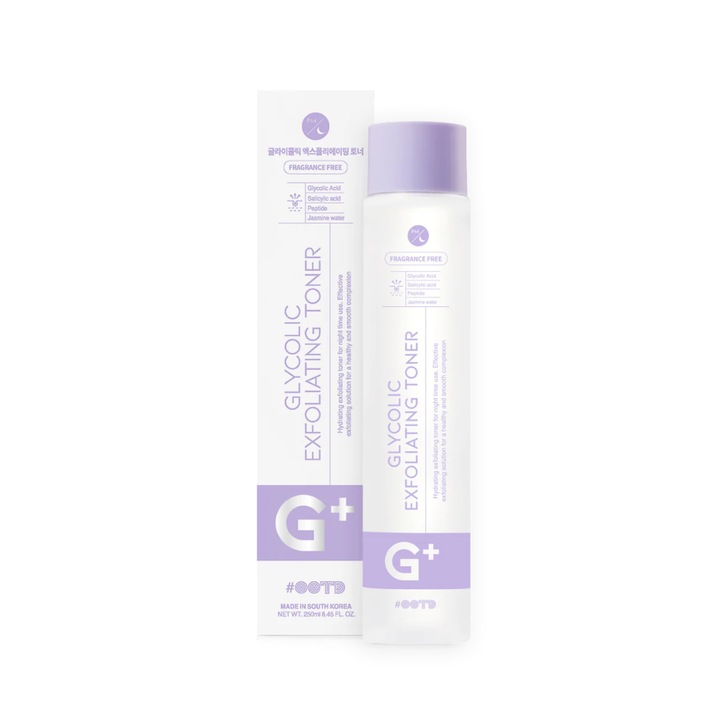 Toner pentru rutina de seara #OOTD, cu acid glicolic, 250 ml