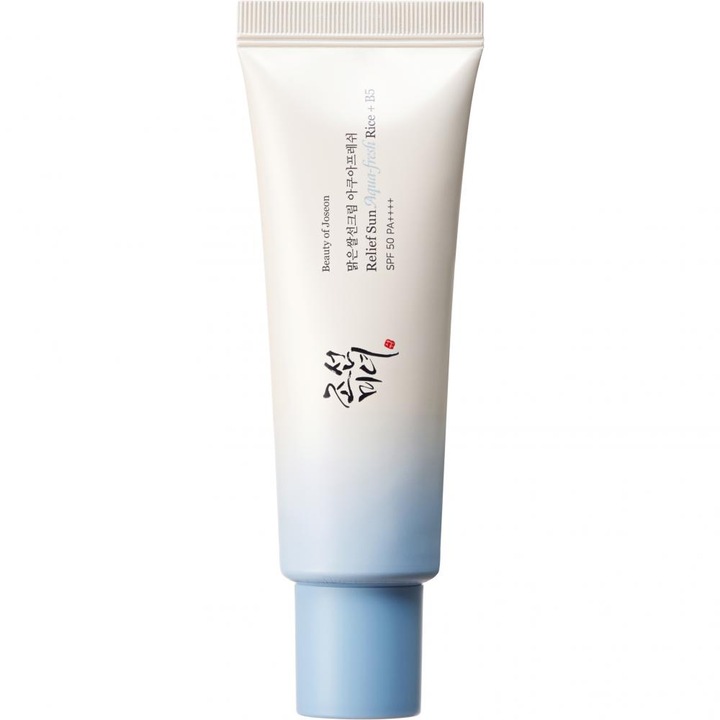 Beauty of Joseon könnyű napvédő krém SPF 50+ faktorral, PA++++-val, rizskivonattal és B5-vitaminnal, 50 ml