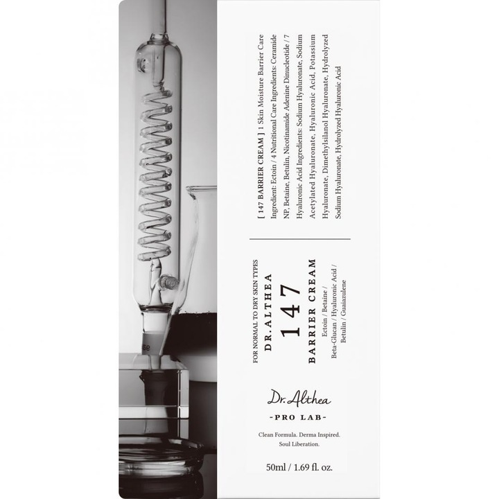 Crema hidratanta Dr. Althea 147, pentru protectia barierei cutanate, 50 ml