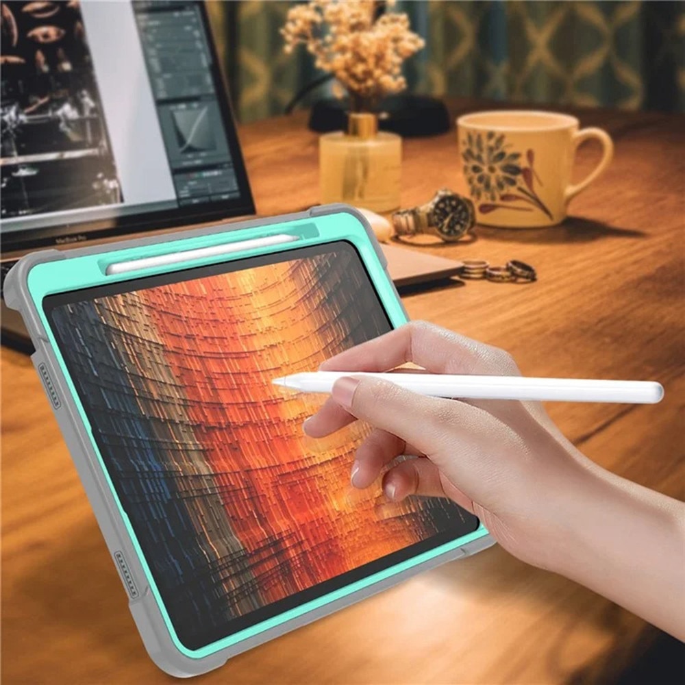 Husa Protectie pentru Samsung Galaxy Tab S10 FE Plus + Folie, Q23, Lexgard, Deep Dark