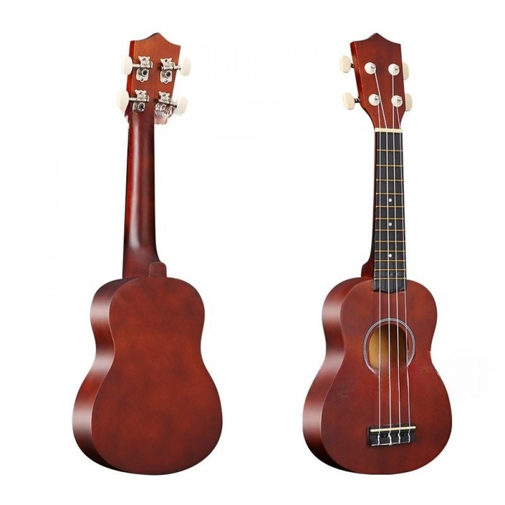 Fa ukulele, 21 hüvelykes, gyerekbarát kialakítás, élénk színek, hangszer korai neveléshez