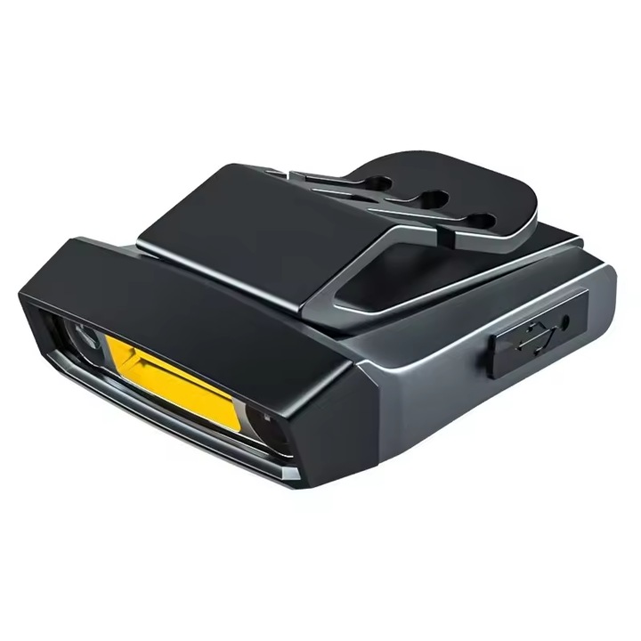 lampa cu capac cu inductie portabil, Lanterna de cap LED cu senzor miscare, rezistenta la intemperii, incarcare rapida, IPX5, pentru pescuit, vanatoare, munca