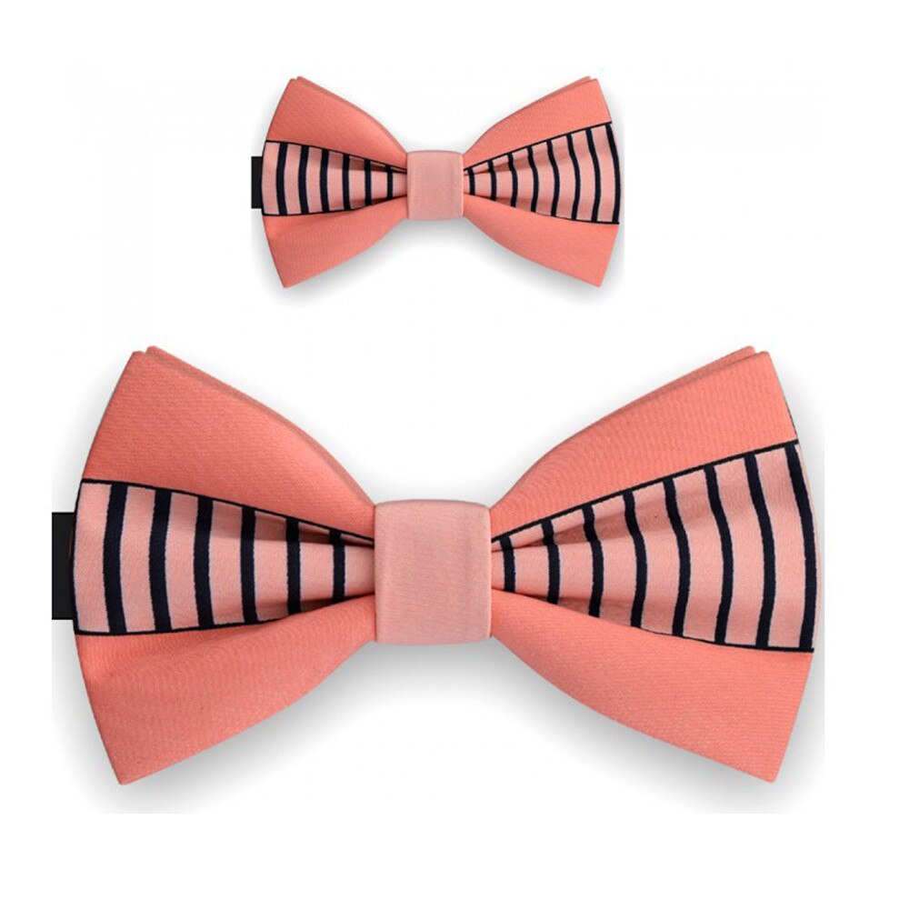 Papioane tata fiu, roz, model dungi stil gratii