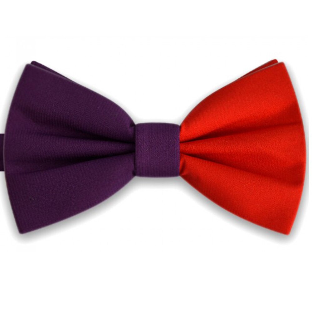 Papion bicolor, mov - rosu