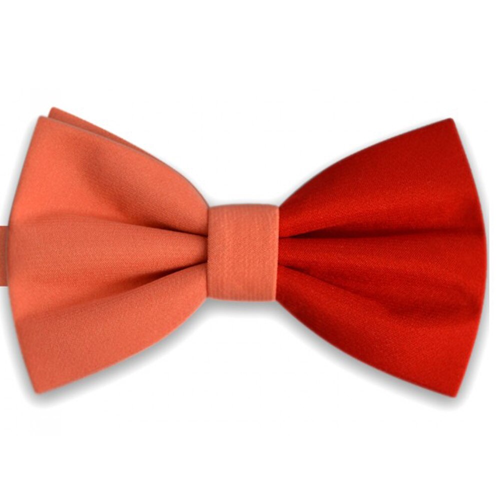 Papion bicolor portocaliu - rosu