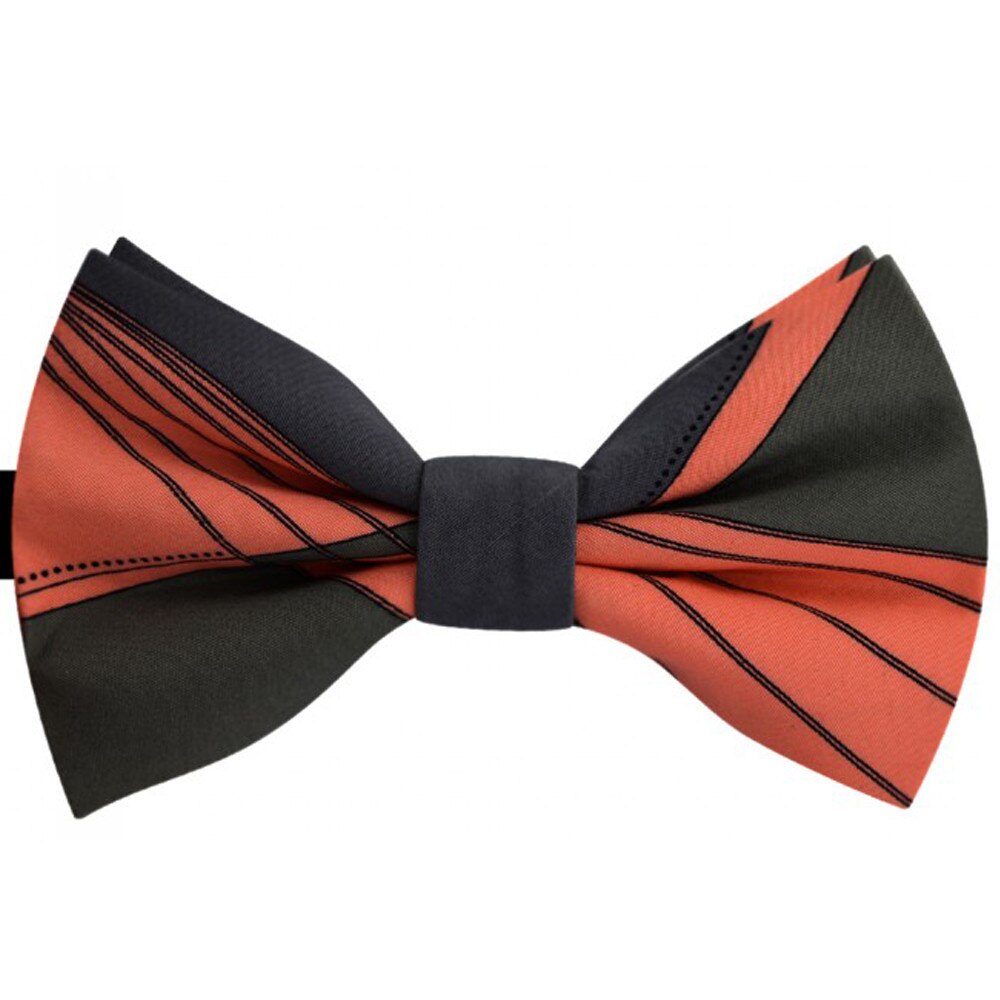 Papion bicolor, model linii subtile curbate