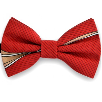 Papion rosu, model linii curbate Papion rosu, model linii curbate