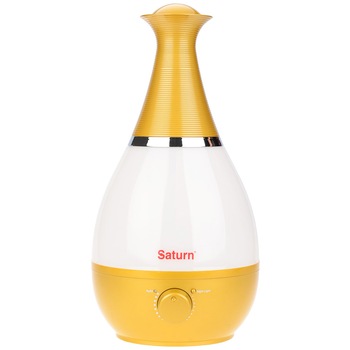 Umidificator de aer Saturn ST-AH2107, Rezervor 2.5 L, 280 ml/h, Portocaliu/Alb Umidificator de aer Saturn ST-AH2107, Rezervor 2.5 L, 280 ml/h, Portocaliu/Alb