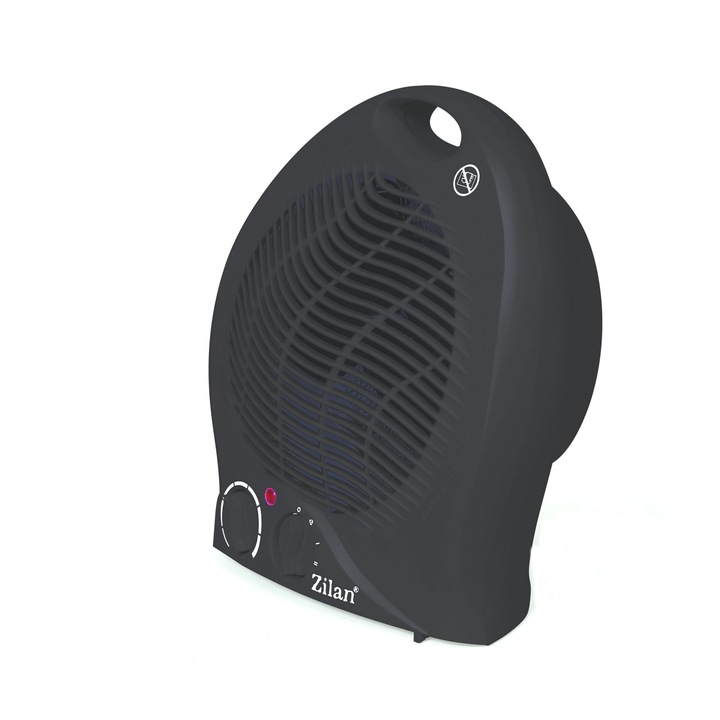 Zilan ZLN-6171 Hősugárzó, Teljesítmény 2000W, 2 fokozatú, fűtés + hűtés, túlmelegedés elleni védelem, állítható termosztát, fekete