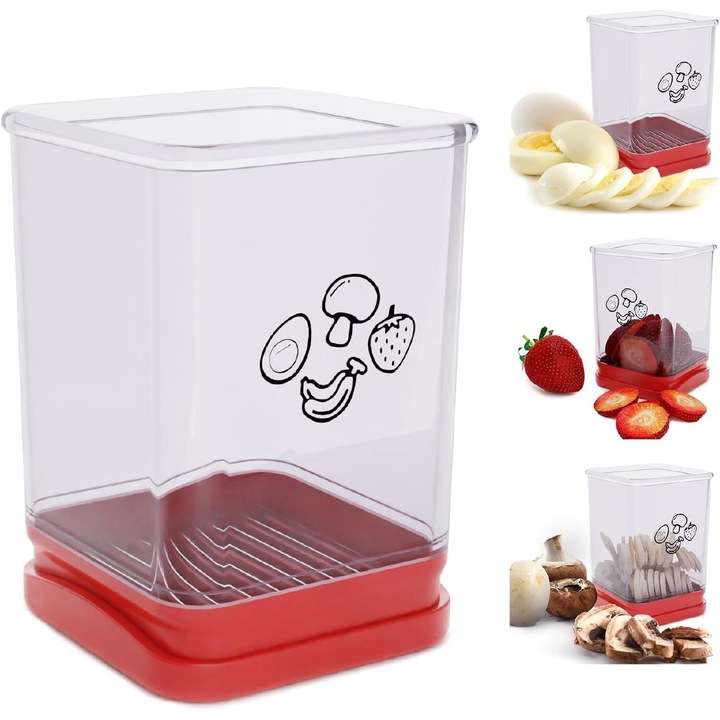 Ренде за плодове и зеленчуци с плъзгаща се плоча, неръждаема стомана, многофункционална