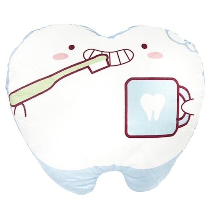 Perna Decorativa Dinte Igiena 35x30 cm