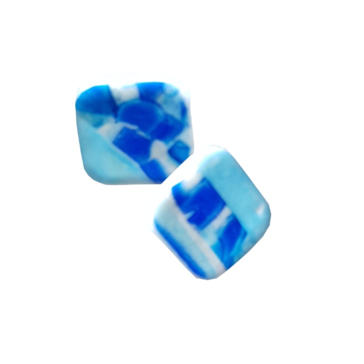 Colectia Stud Earrings, Albastru deschis/Albastru