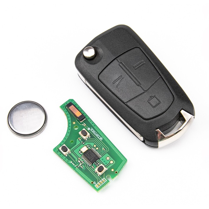 Cheie Telecomandă 3 Butoane Aftermarket Opel Vectra C, Signum, 433MHz, Cip ID46, Lama HU100