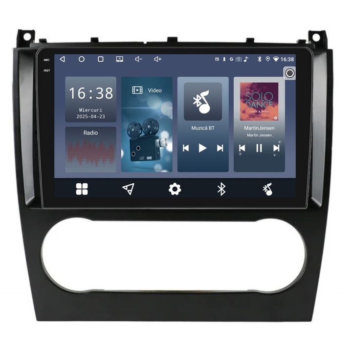 Navigatie PilotOn Mercedes Benz C CLASS W203 2004-2007 9 inch 2GB 32GB 4 CORE