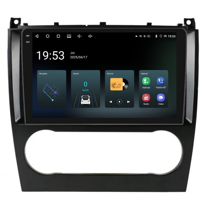 Navigatie PilotOn Mercedes Benz C CLASS W203 2004-2007 9 inch 4GB 64GB 4 CORE