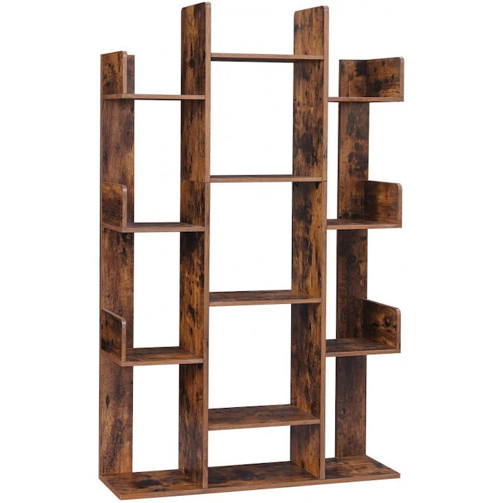 Biblioteca Stil Industrial, Vintage, Maro Vintage BRX012, 86x25x140 cm