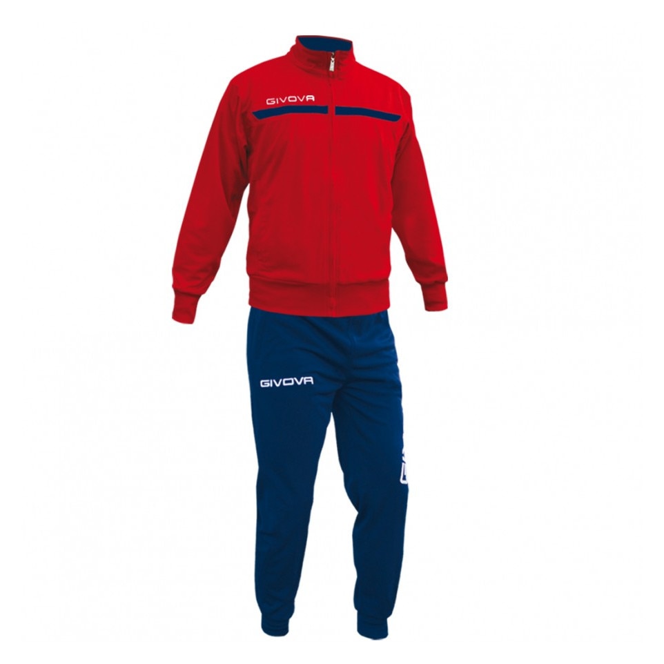 Trening givova one zip, Rosu/Bleumarin