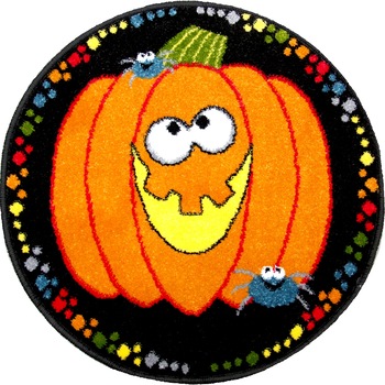 Covor Kolibri, Rotund, Halloween Dovleac, 67x67 cm, 2300 gr/mp Negru/Portocaliu Covor Kolibri, Rotund, Halloween Dovleac, 67x67 cm, 2300 gr/mp Negru/Portocaliu